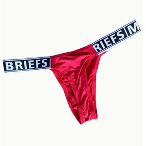 Red Mens's Low Rise Thong G-String XLarge XL